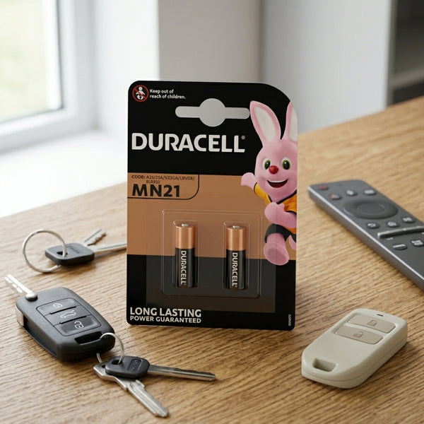 Duracell Mn21 Lrv08 Twin Pack (12V Alkaline Batteries)