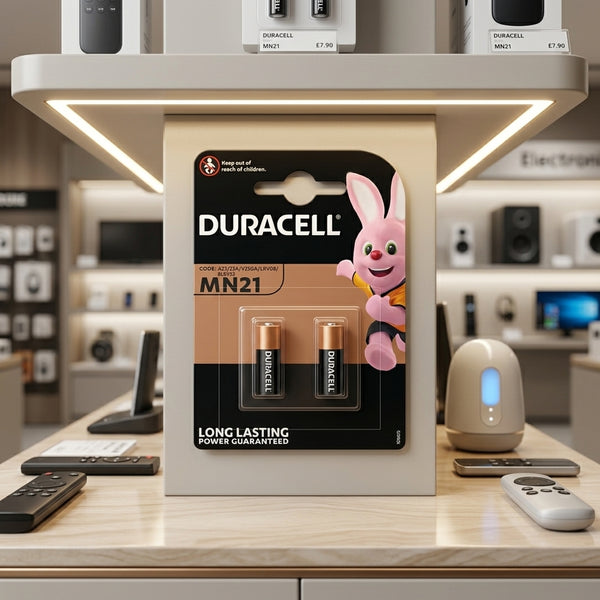 Duracell Mn21 Lrv08 Twin Pack (12V Alkaline Batteries)