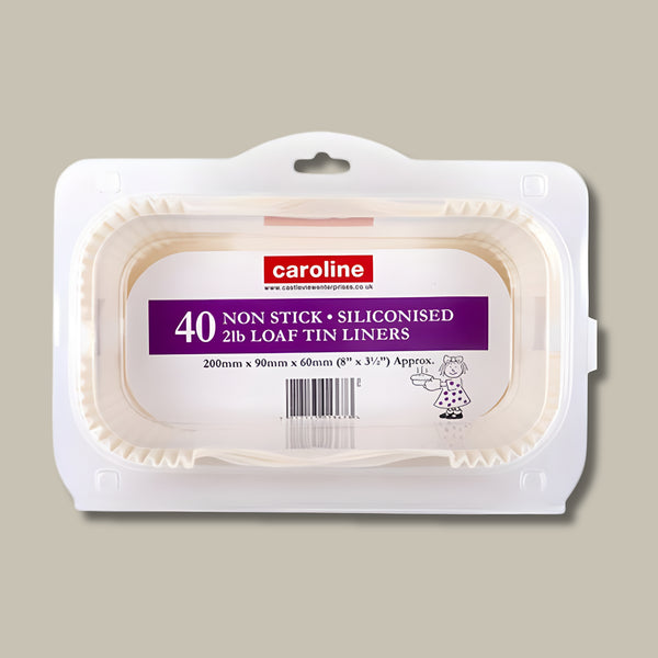 Caroline 40 2Lb Loaf Tin Liners 1714