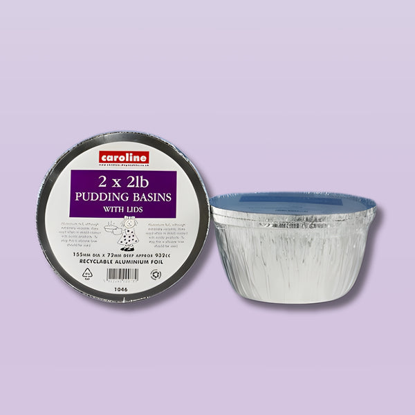 Caroline Foil Pudding 2 Basins 2Lb 1046