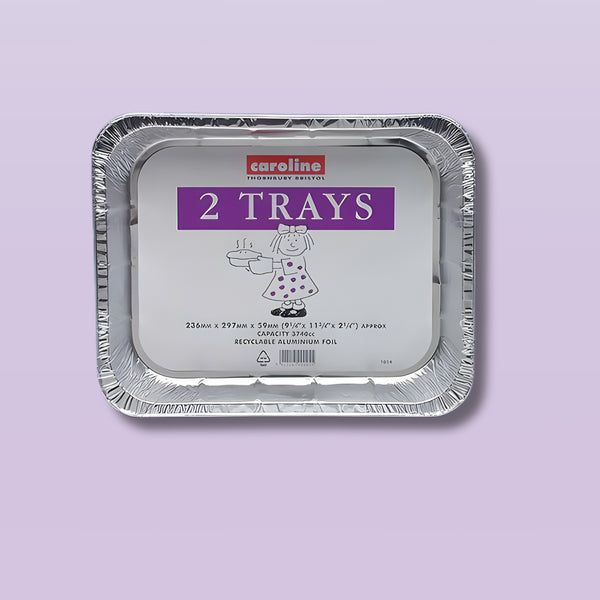 Caroline Foil Tray 2 Trays 1014
