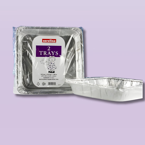 Caroline Foil Tray 2 Trays 60 Oz 1013