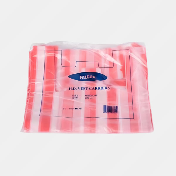 Carriers Bags Falcon Stripe pack of 100