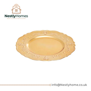 Charger Plate Gold Baroque 33cm