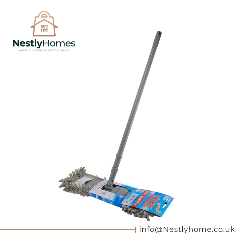 Chenille Floor Mop & Extendable Handle