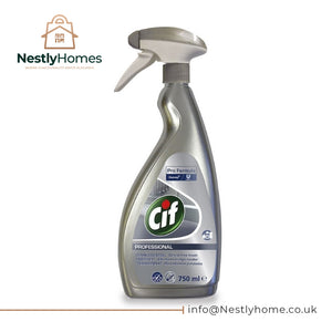 Cif Professional Formula Stainless Steel Cleaner 750ml PK6