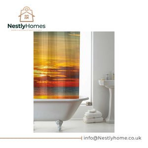Countryclub Peva Shower Curtain Sunset