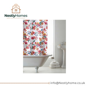 Countryclub Peva Shower Curtain with Hooks Blossom