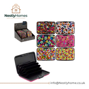 Credit Card Protectors Floral 3 Assorted