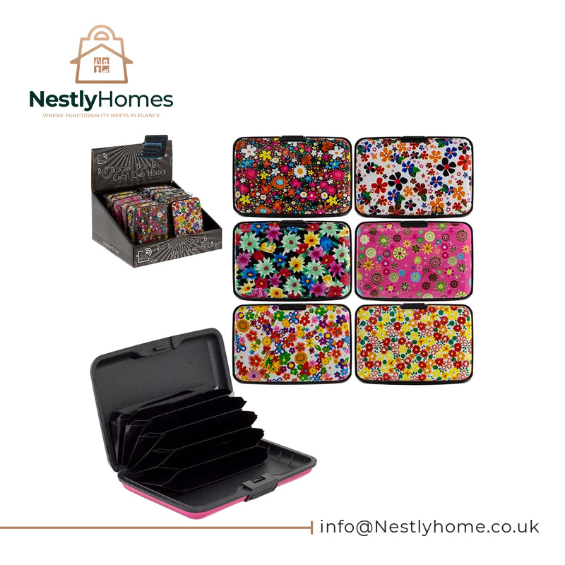 Credit Card Protectors Floral 3 Assorted