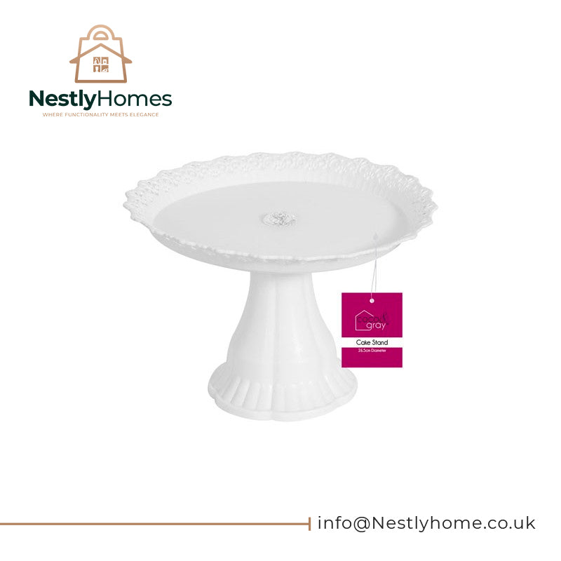 Cake Stand White Only 28x17cm