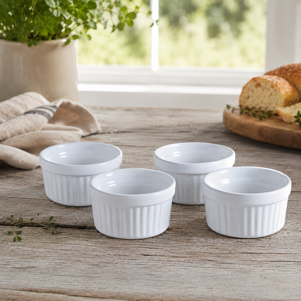 Mason Cash Ceramic Ramekins Set 4