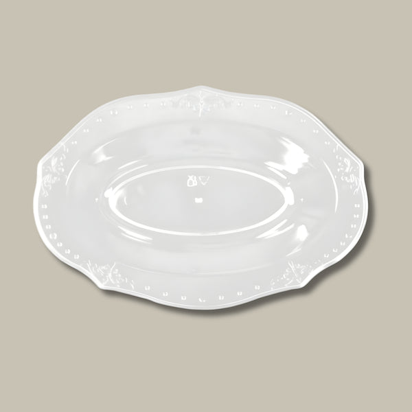 Decor Plastic Oval Bowl 8Oz