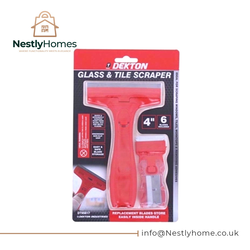 Dekton 2 Piece Glass & Tile Scraper