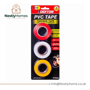 Dekton 3pc Pvc Tape(yellow/red/white)