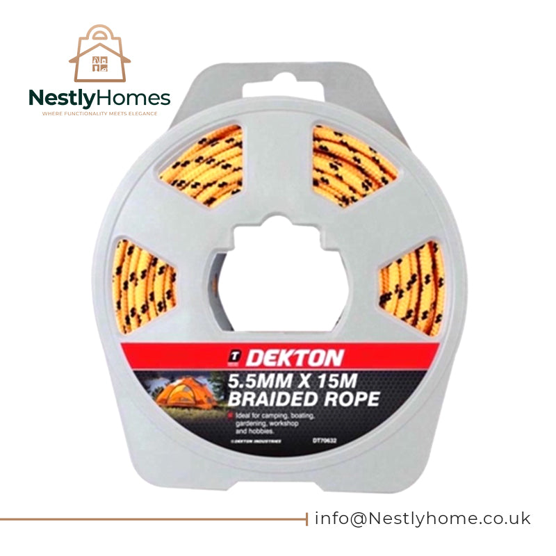 Dekton 5.5mm X 15m Braided Rope