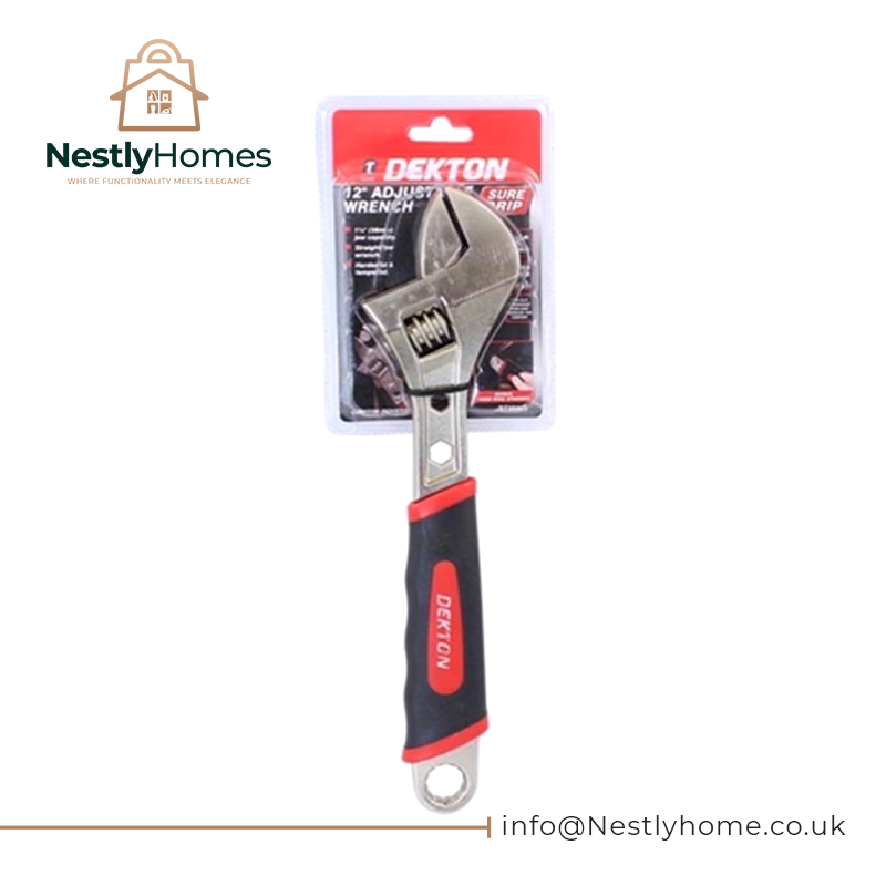 Dekton Adjustable Spanner Sure Grip 12 Inch
