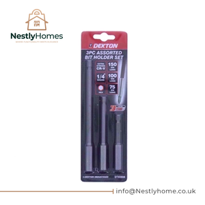 Dekton Bit Holder Set 3pc Assorted