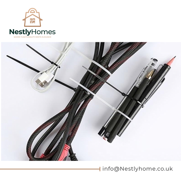 Dekton Black Cable Ties 7.8mmx530mm 20pc