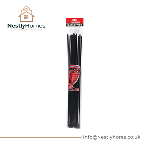 Dekton Black Cable Ties 7.8mmx530mm 20pc