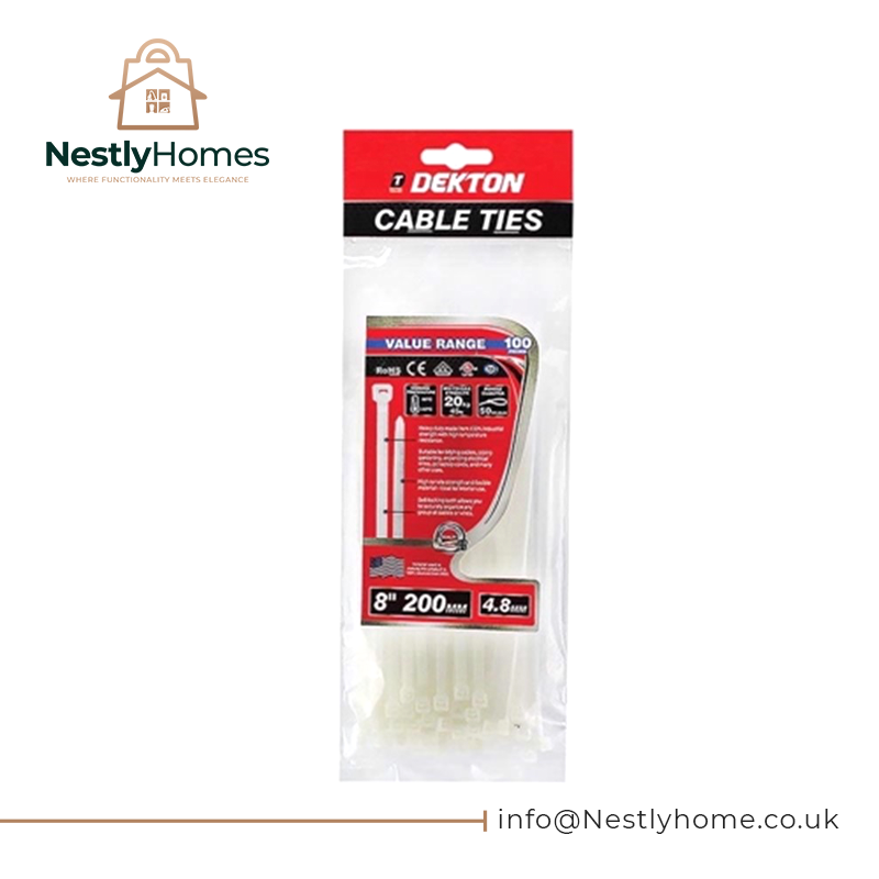 Dekton Cable Ties 100pcs