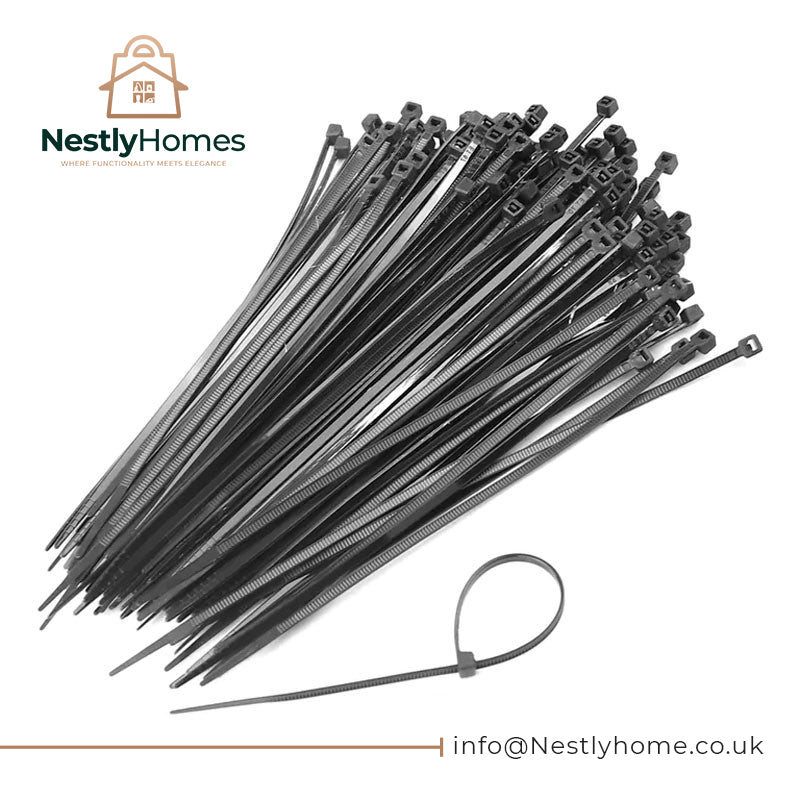 Dekton Cable Ties Black 2.mmx150mm 150pc