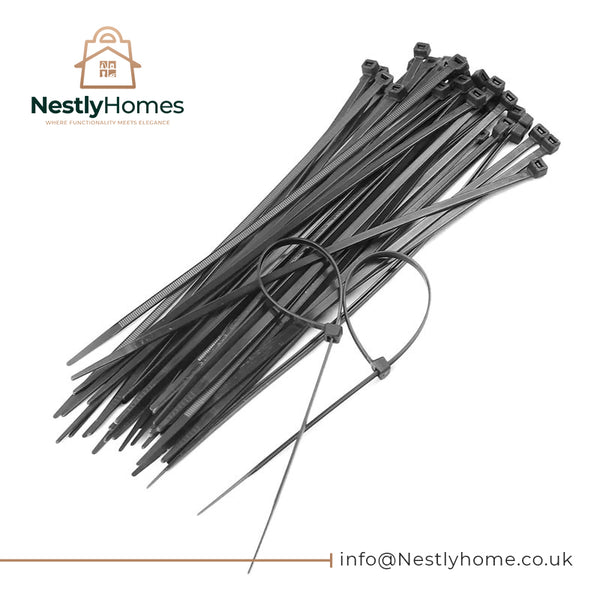 Dekton Cable Ties Black 4.8mmx250mm 50pc