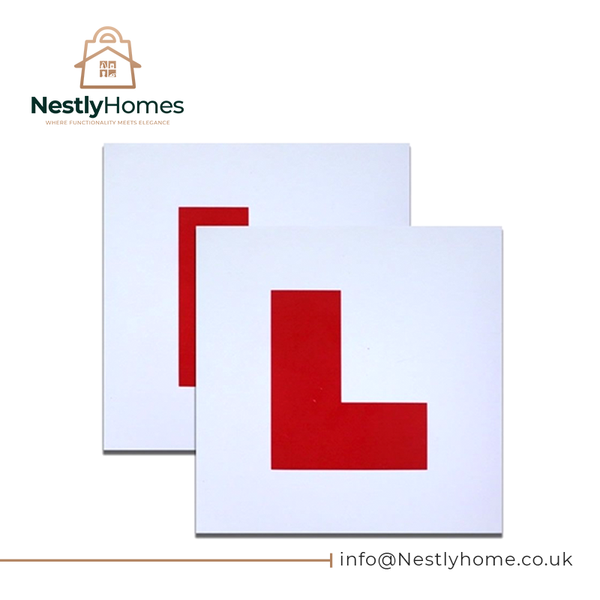 Dekton Car Magnetic L Plate 2pc