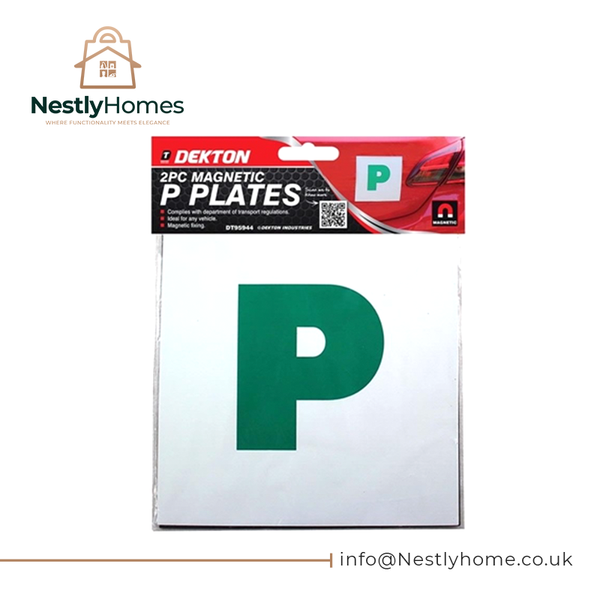 Dekton Car Magnetic P Plate 2pc