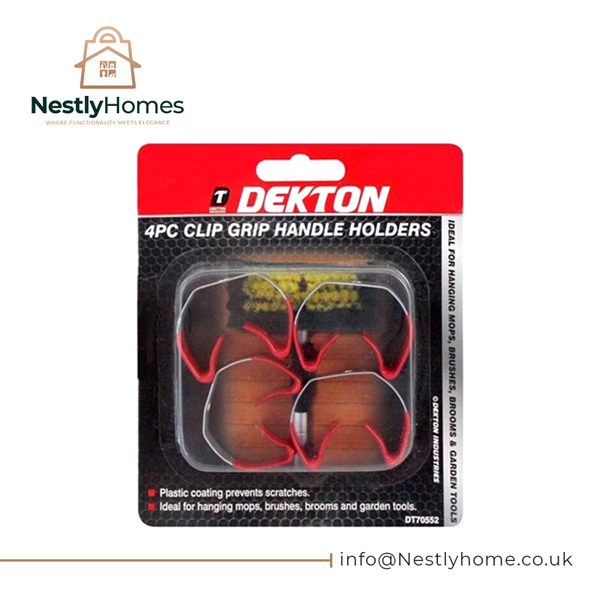 Dekton Clip Grip Handle Holders 4pc Set