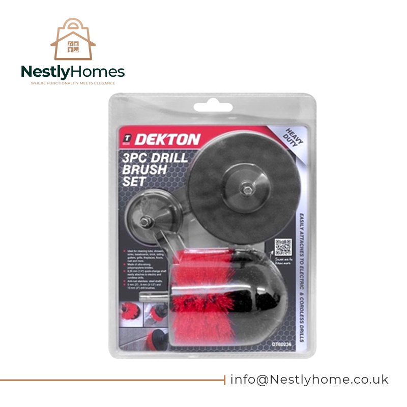 Dekton Drill Brush 3pc Set