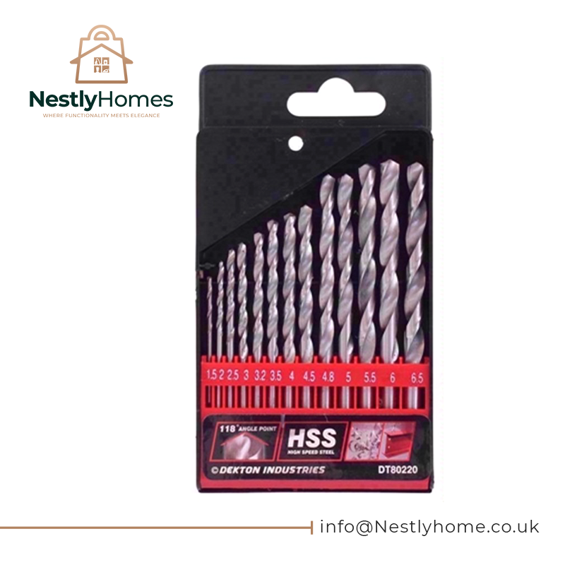 Dekton Drill Hss 13pc Set 1.5-6. 5mm