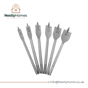 Dekton Drill Set Flat Wood 6pc