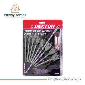 Dekton Drill Wood Flat 10pc Set