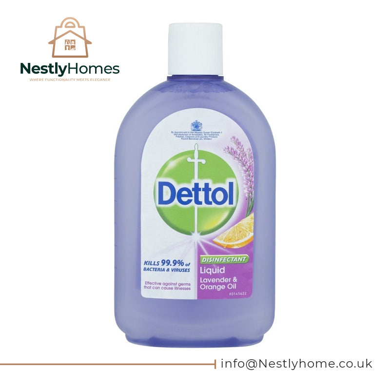 Dettol Disinfectant Liquid Lavender & Orange Oil 500ml PK6