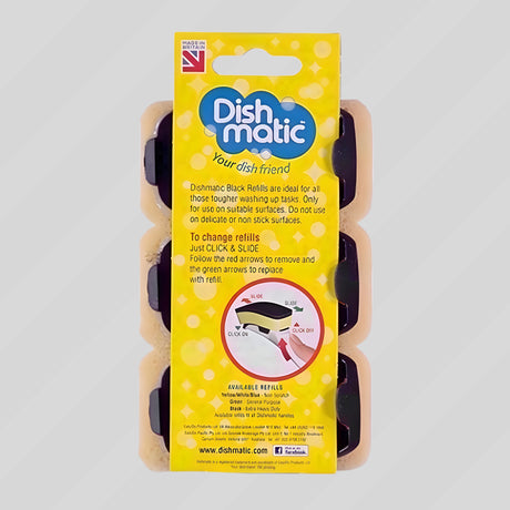 Dishmatic Refills 3Pc Green