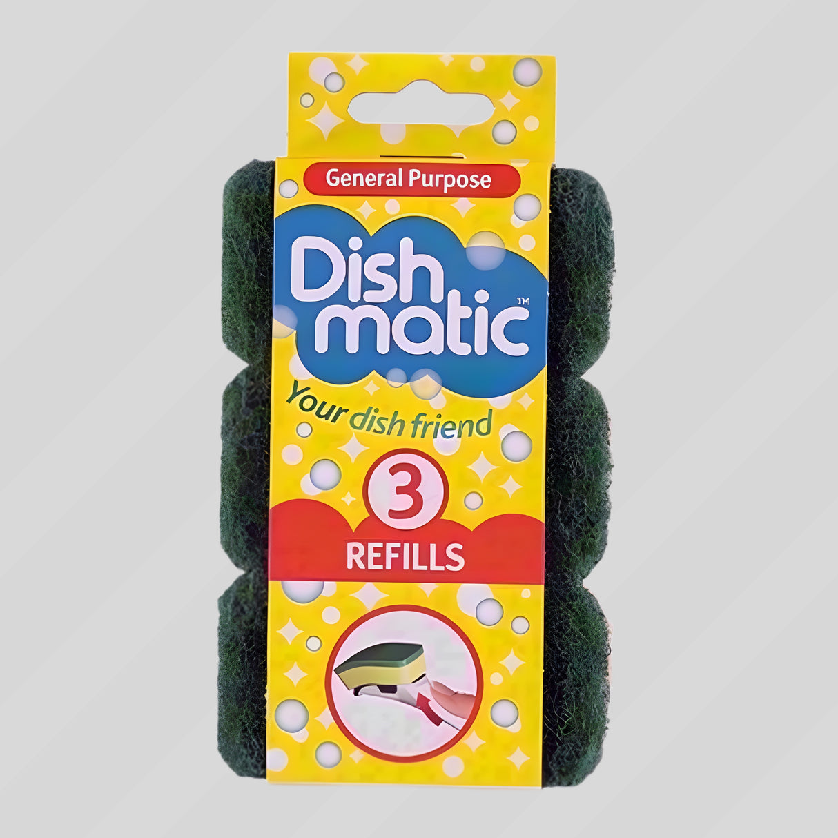 Dishmatic Refills 3Pc Green