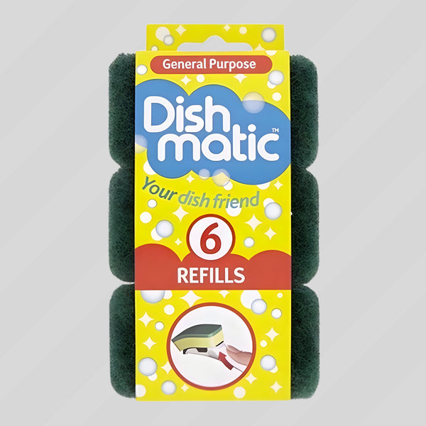 Dishmatic Refills 6Pc Green