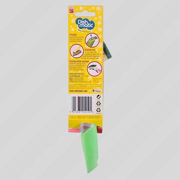 Dishmatic Washing Up Sponge With Handle