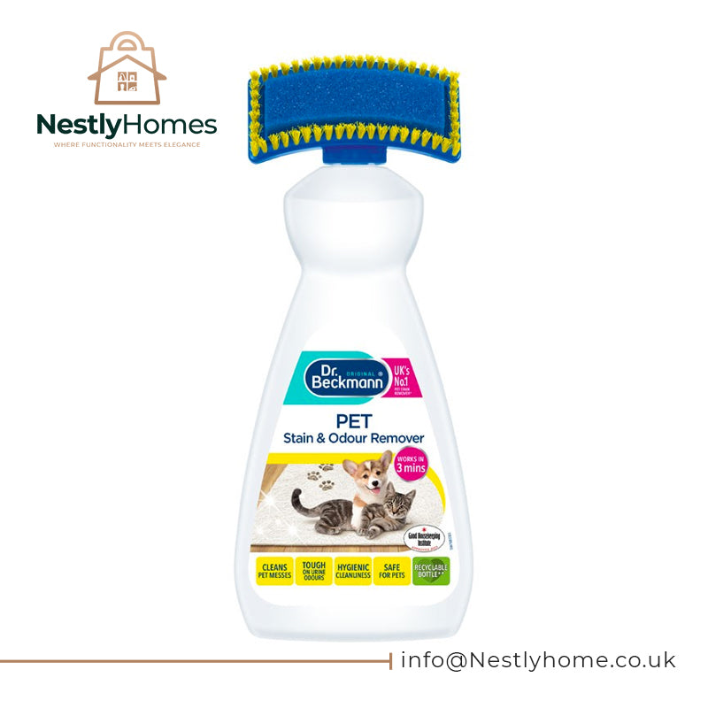 DR BECKMANN PET STAIN & ODOUR REMOVER & BRUSH