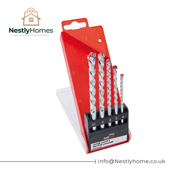Draper Masonry Drill Set DIY 5pce