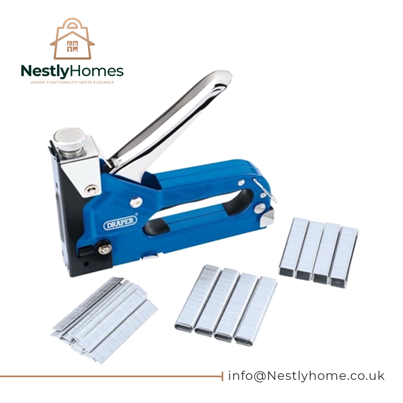 Draper Staple Gun/Tacker Kit 1500 pcs
