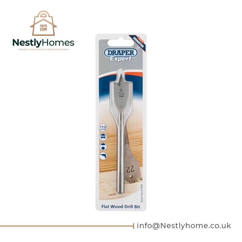 Draper Wood Bit Flat 19.0mm