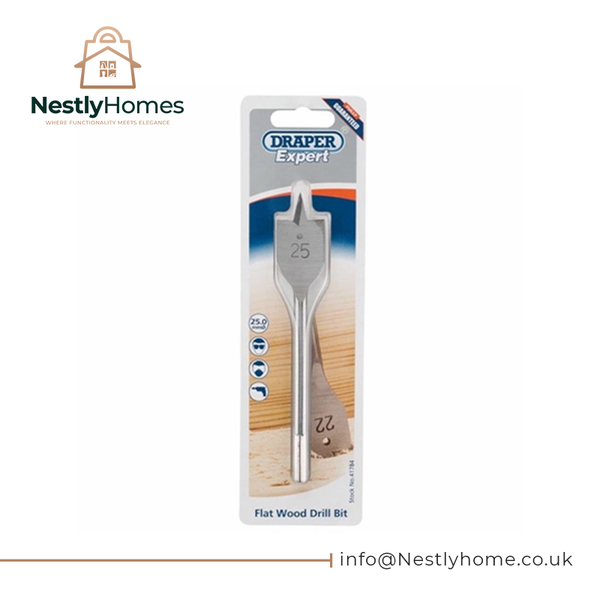 Draper Wood Bit Flat 25.0 Mm