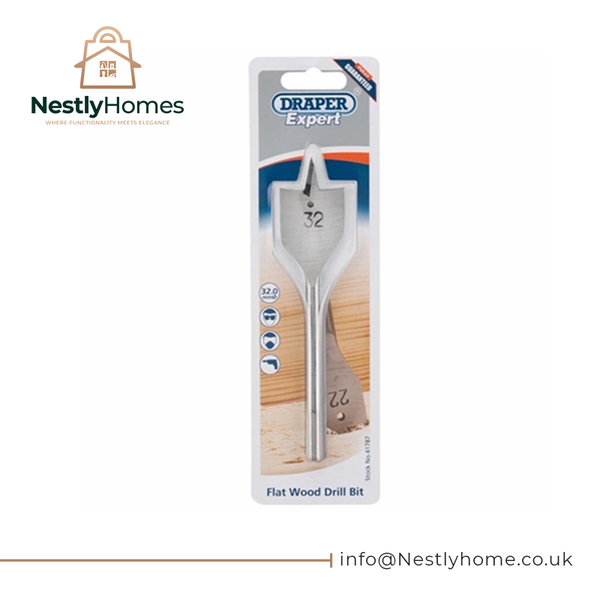 Draper Wood Bit Flat 32.0mm