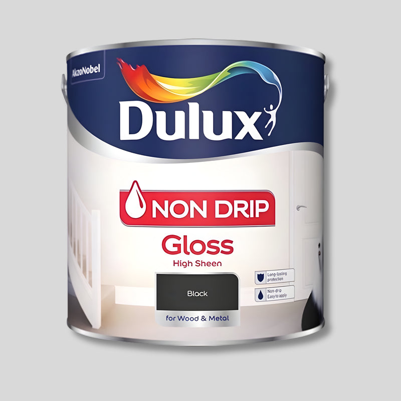Dulux Non Drip Gloss Black 2.5L
