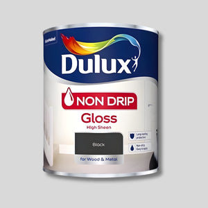 Dulux Non Drip Gloss Black 750Ml