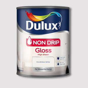 Dulux Non Drip Gloss White Cotton 750Ml