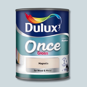 Dulux Once Gloss Magnolia 750Ml