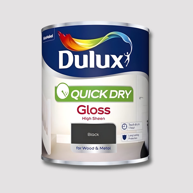 Dulux Qd Gloss Black 750Ml